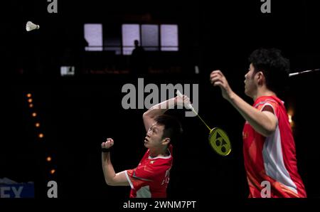 Muelheim, Germany. 3rd Mar, 2024. He Jiting/Ren Xiangyu (R) Compete ...