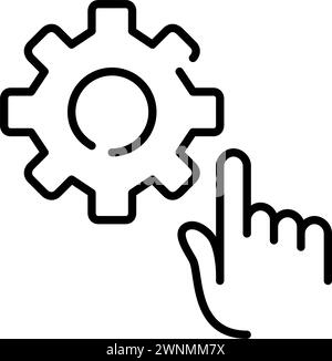 Adjustment pixel perfect linear icon Stock Vector Image & Art - Alamy