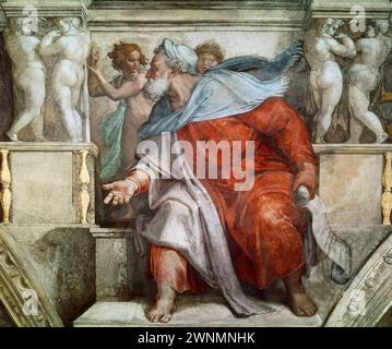 Ezekiel Michelangelo Buonarroti (1475-1564) Stock Photo