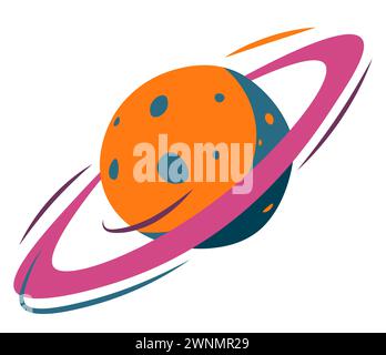 Realistic space planet isolated icon set with the twelve planets of our ...