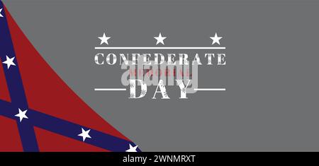 You can download Happy Confederate Memorial Day wallpapers and backgrounds on your smartphone, tablet, or computer. Stock Vector