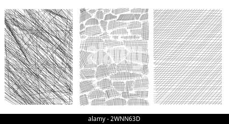 crosshatch pattern vector Stock Vector