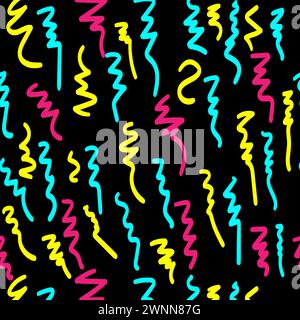 seamless pattern abstract, line vector Stock Vector