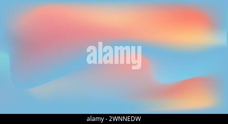 Pastel blur blue background Stock Vector