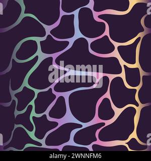 seamless pattern with free form vector Stock Vector