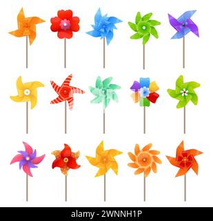 Cartoon Origami. Different Paper Shapes. Tulip Flower. Ship And Plane 