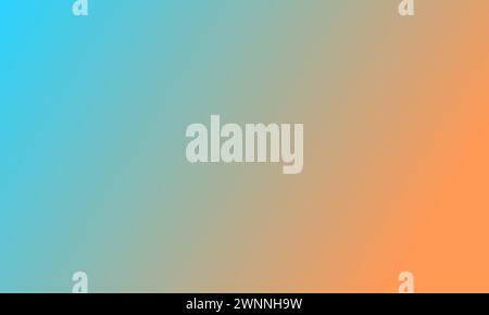 Orange blue color gradient background texture. Abstract pattern design illustration for artwork, wallpaper, template, banner, poster, cover, decor Stock Vector