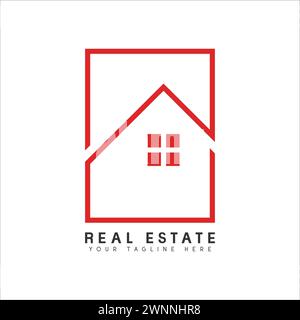 Real Estate Logo Design Building Logotype Apartments Vector Stock Vector
