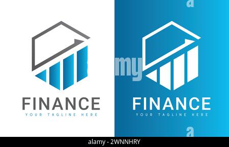 Business and Finance Growth Logo Design Growth Arrow Chart Logotype Stock Vector
