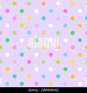 Polka Dot pattern, seamless texture Stock Vector