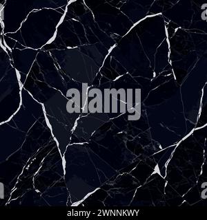 Black marble texture seamless pattern. Vector background Stock Vector ...
