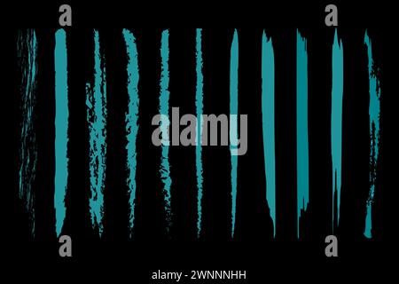 Brush stroke watercolor vector illustration. Stock Vector