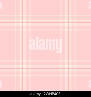 Tailor texture textile check, weave fabric background tartan. Japanese seamless plaid vector pattern in light and linen color. Stock Vector