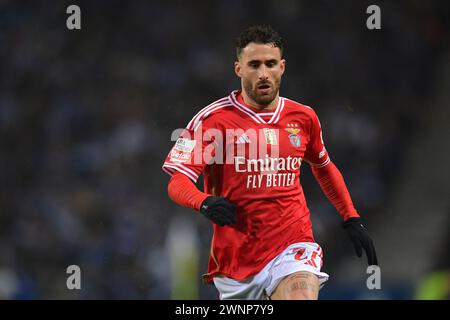 3rd March 2024: Porto, Portugal: Rafa Silva of Benfica, FC Porto versus Benfica; Campeonato Portugu&#xea;s at Estádio do Drag&#xe3;o Stock Photo