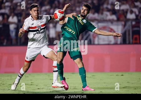 Sao Paulo, Brazil. 03rd Mar, 2024. Match between Sao Paulo and Palmeiras for the 11th round of the First Phase of the 2024 Paulista Championship in Morumbi, on the night of this Sunday, 03. Adriana Spaca/SPP (Adriana Spaca/SPP) Credit: SPP Sport Press Photo. /Alamy Live News Stock Photo
