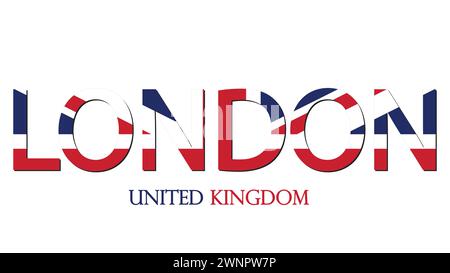 London tourism vacation concept vector illustration Stock Vector