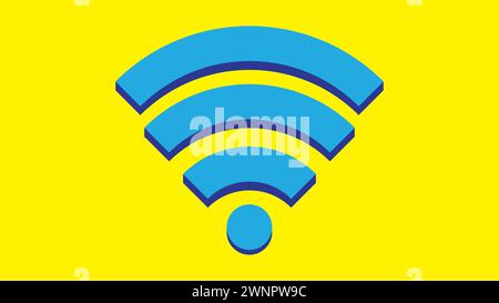 wireless network wifi icon vector illustration Stock Vector