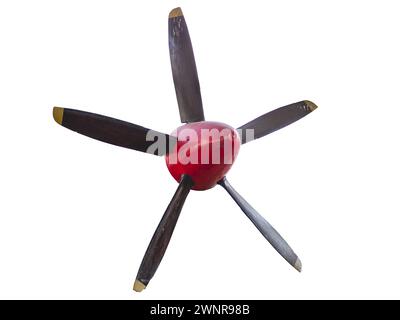 White Swiss Army Knife on Isolated Background Stock Photo