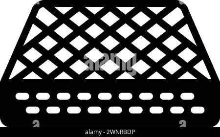 Icon for mattress,quilt Stock Vector