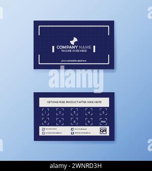 loyalty card - loyalty business card template Stock Vector