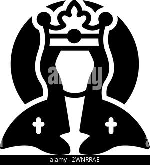 Icon for helen,orthodox Stock Vector