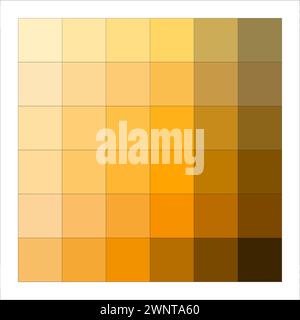 Warm brown gradient squares. Soft beige to chocolate transition. Modern geometric grid. Vector illustration. EPS 10. Stock image. Stock Vector