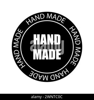 badge and logo hand made. Grunge stamps Hand made. Vector illustration. Eps 10. Stock image. Stock Vector