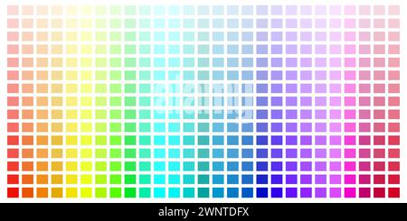 Color palette. Bright color squares set. Bright colors collection. Vector illustration. EPS 10. Stock image. Stock Vector