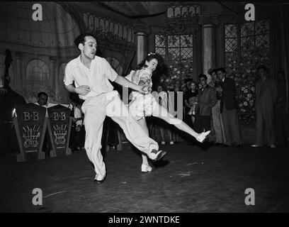 Sydney, Australia. February 1948 competion for Jitterbugs at Trocadero Stock Photo