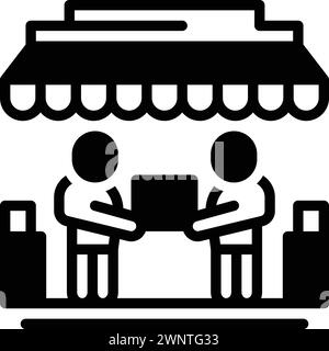 Icon for reseller,distributor Stock Vector
