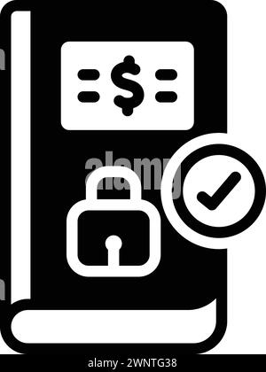 Icon for certain,security Stock Vector