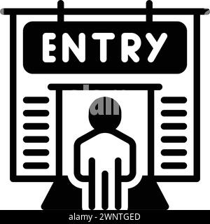 Icon for entries,entrance Stock Vector Image & Art - Alamy