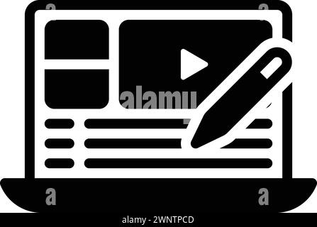 Icon for edited,modified Stock Vector Image & Art - Alamy