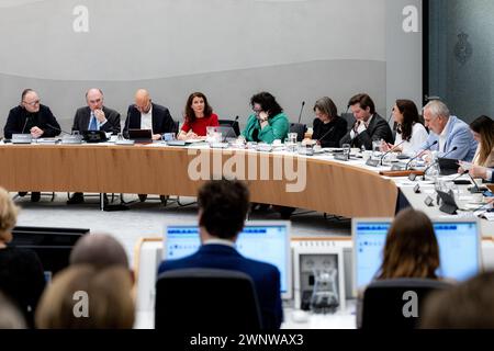 THE HAGUE - The House of Representatives is debating with Agriculture Minister Piet Adema about his proposal that should lead to more animal-friendly livestock farming. Adema hopes that his plans can replace a controversial amendment to the law that the House unexpectedly adopted in 2021. This contains stricter requirements than Adema is currently proposing. ANP RAMON VAN FLYMEN netherlands out - belgium out Stock Photo