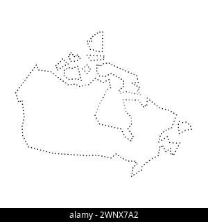 Canada map outline - smooth simplified country shape map vector Stock  Vector Image & Art - Alamy