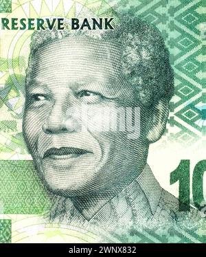 South Africa 10 Rand Bank Note Stock Photo - Alamy