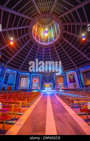 The interior of Liverpool metropolitan cathedral Stock Photo