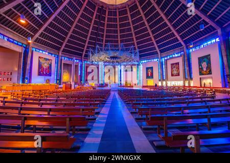 The interior of Liverpool metropolitan cathedral Stock Photo