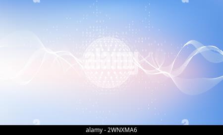Quantum computing abstract concept vector illustration Stock Vector ...