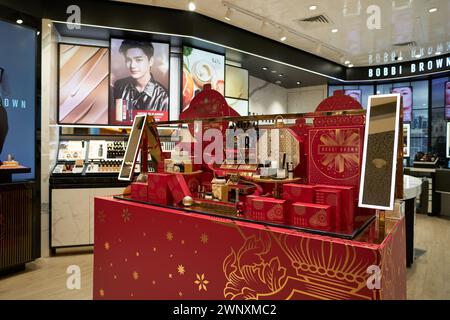 SINGAPORE - NOVEMBER 06, 2023: Bobbi Brown make-up products on display at the store in Singapore. Stock Photo