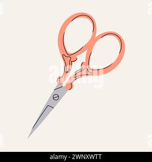 Colorful scissors for creativity Stock Vector