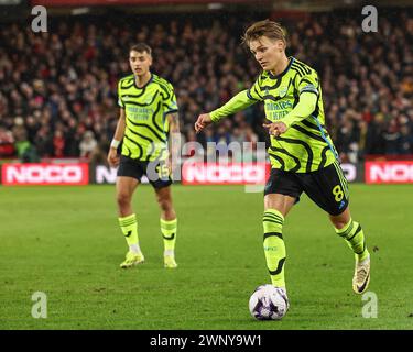 Bramall Lane, Sheffield, UK. 4th Mar, 2024. Premier League Football, Sheffield United versus Arsenal; Arsenal's Martin Odegaard Credit: Action Plus Sports/Alamy Live News Stock Photo