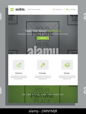Creative Modern Flyer. Annual Report, Creative Portfolio, A4 minimal flyer, Business Brochure. Stock Vector