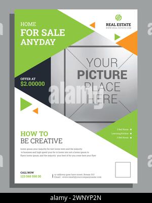 Vector Modern Corporate Business flyer design template Stock Vector