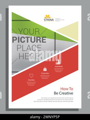 Vector Modern Corporate Business flyer design template Stock Vector
