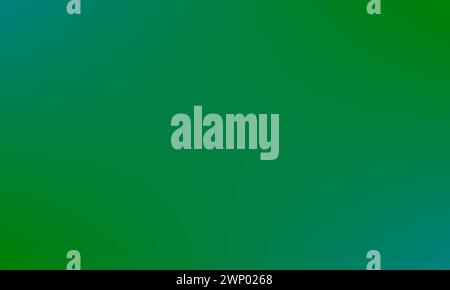 Green tone color gradient background texture. Abstract blur pattern design illustration for artwork, wallpaper, template, banner, poster, cover, decor Stock Vector