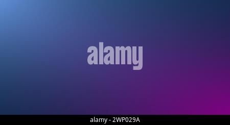 Abstract blank gradient background illustration of light dark blue and purple colors. Smooth elegant modern texture vector design template Stock Vector