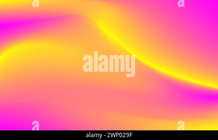 Abstract blank gradient background illustration of yellow and purple colors. Smooth elegant modern texture vector graphic design template Stock Vector