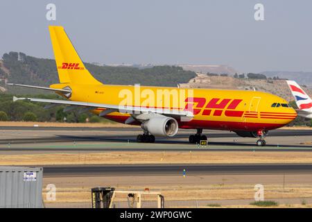 DHL air cargo plane Stock Photo