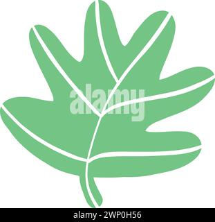 Abstract organic shape inspired by matisse. Plants, cactus, leaf, algae, vase in paper cut collage style. Contemporary aesthetic vector element for Stock Vector